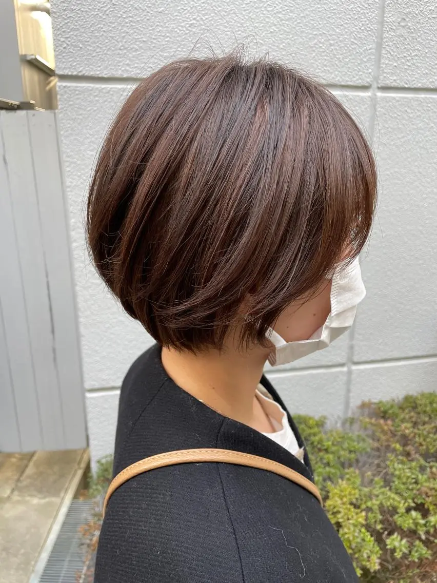 ショート ショートボブ ボブ ショートヘア カット ヘアカラー トリートメント 松田 光雄のヘアスタイル