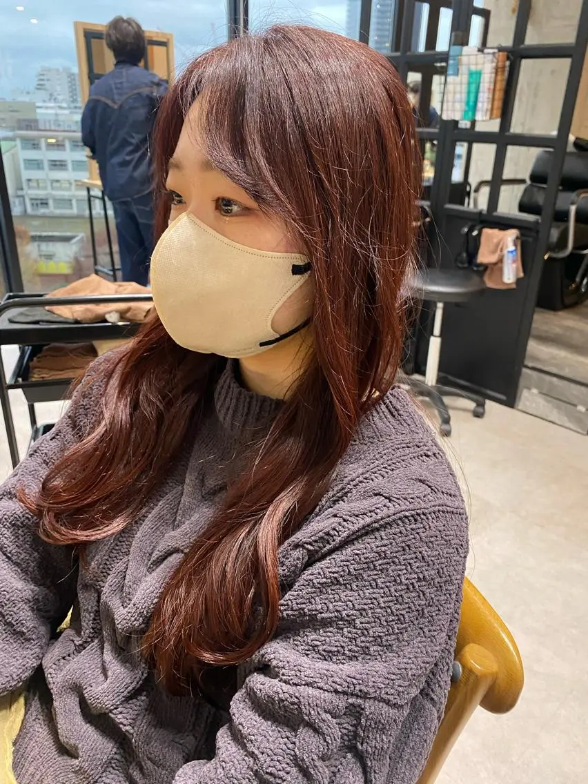 ロング カラー ヘアカラー トリートメント 似合う髪型見つけます AYAKAのヘアスタイル