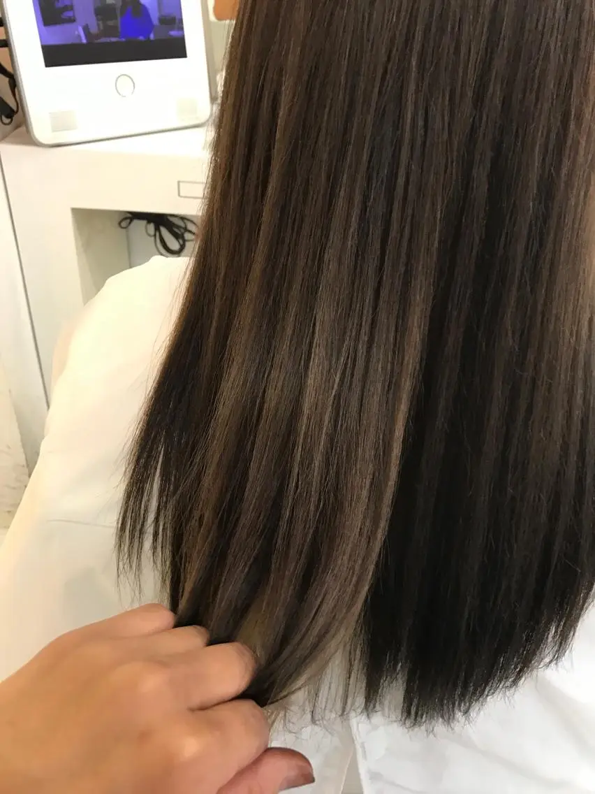 ロング カラー 内藤 達也のヘアスタイル