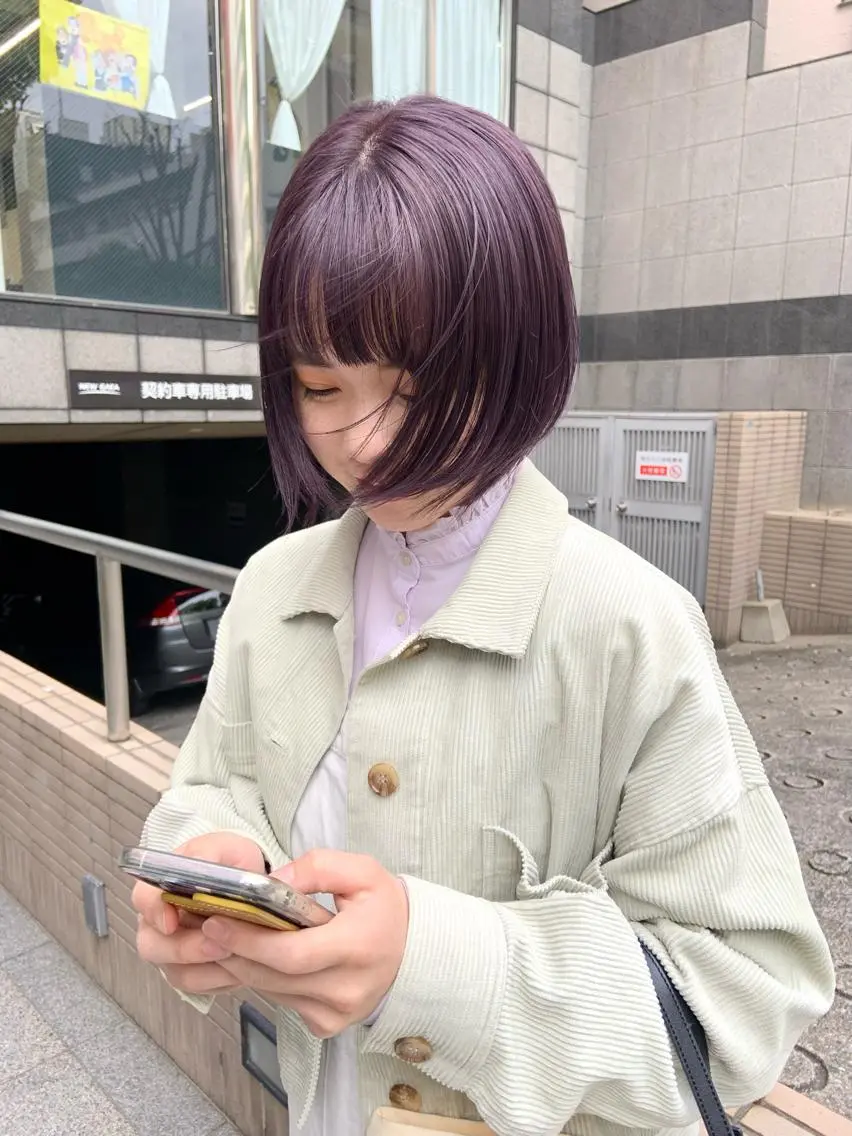 ショート ヘアカラー トリートメント 博多/艶カラー Natsuのヘアスタイル