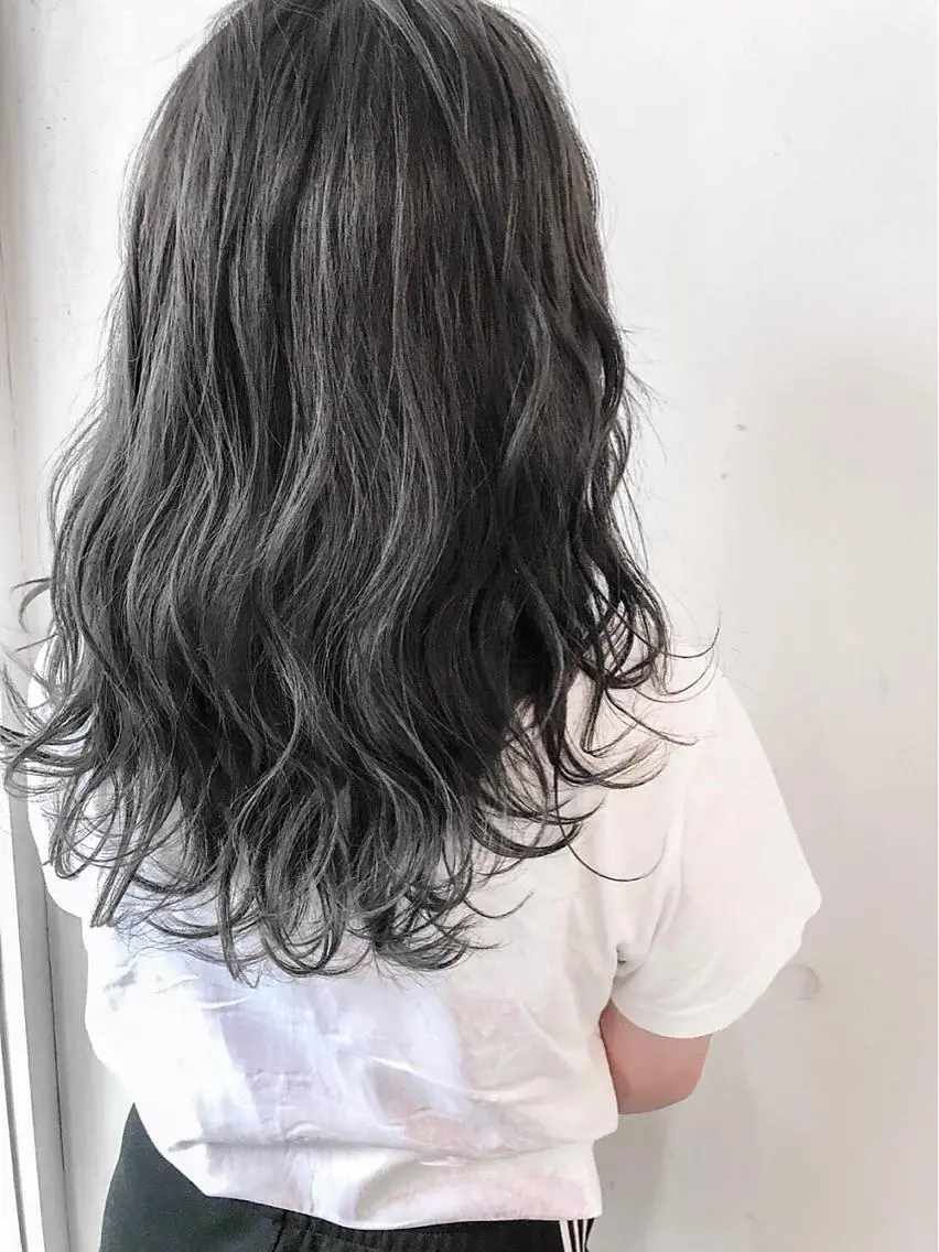 セミロング カラー カット ヘアカラー 酸性ストレート/ブリ ーチなし/中村 匠のヘアスタイル