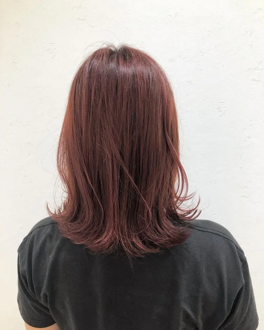 ミディアム ハイライト ニュアンスカラー🫧 加納のヘアスタイル