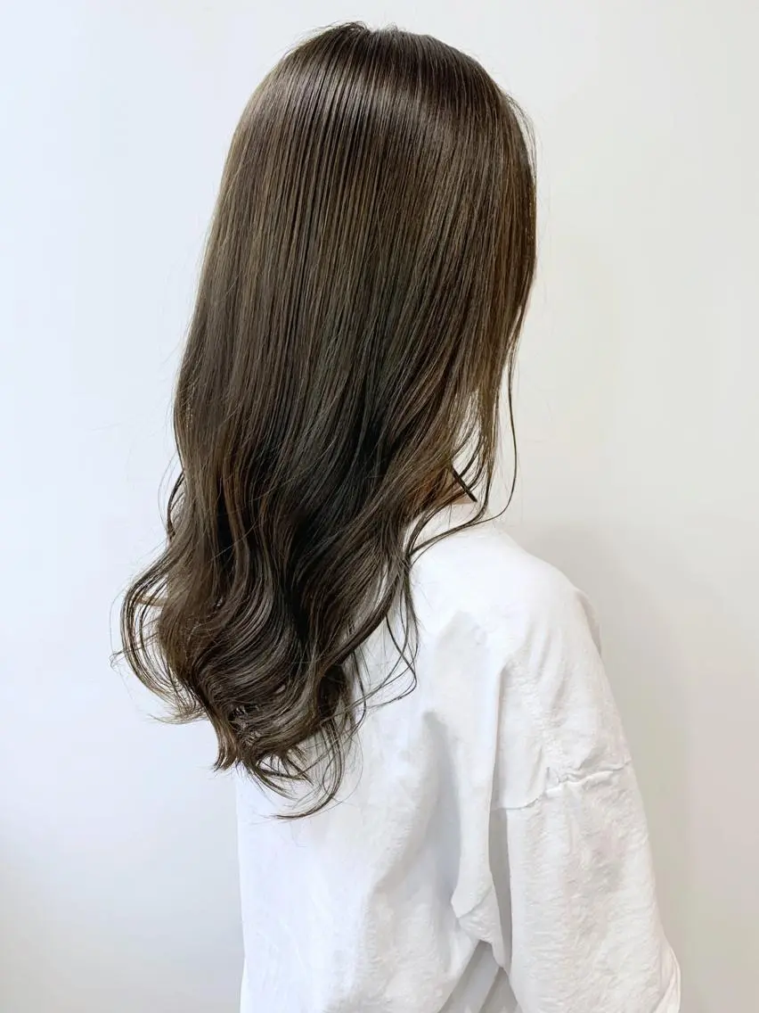 セミロング 縮毛矯正×髪質改善 店長　DAITOのヘアスタイル