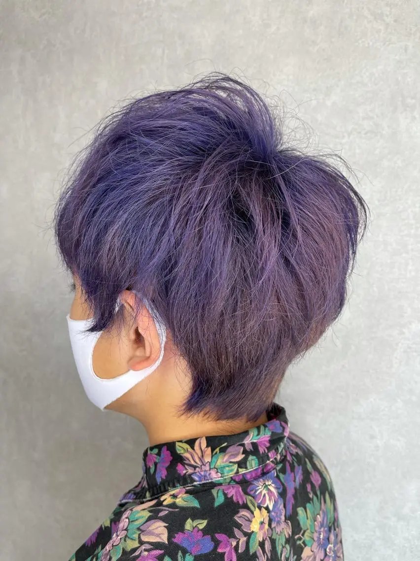 ショート カラー メンズ ヘアカラー トリートメント 杉田 一浩のヘアスタイル