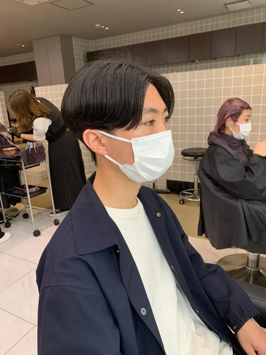 ショート カラー パーマ メンズ メンズパーマ特化 TAIGAのヘアスタイル