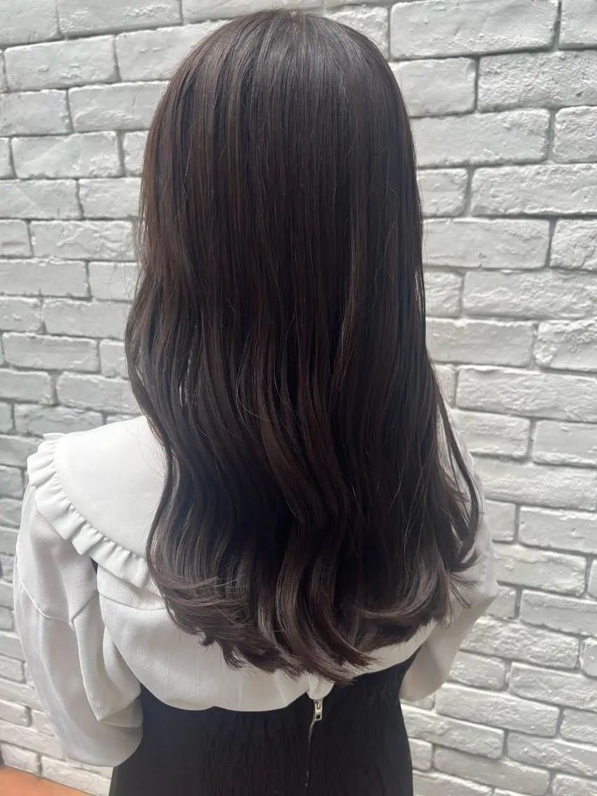 ミディアム カラー ブラウンカラー ナチュラルブラウン カット ヘアカラー トリートメント 🌈透明感カラー🌈 🌟吉田祐介🌟のヘアスタイル