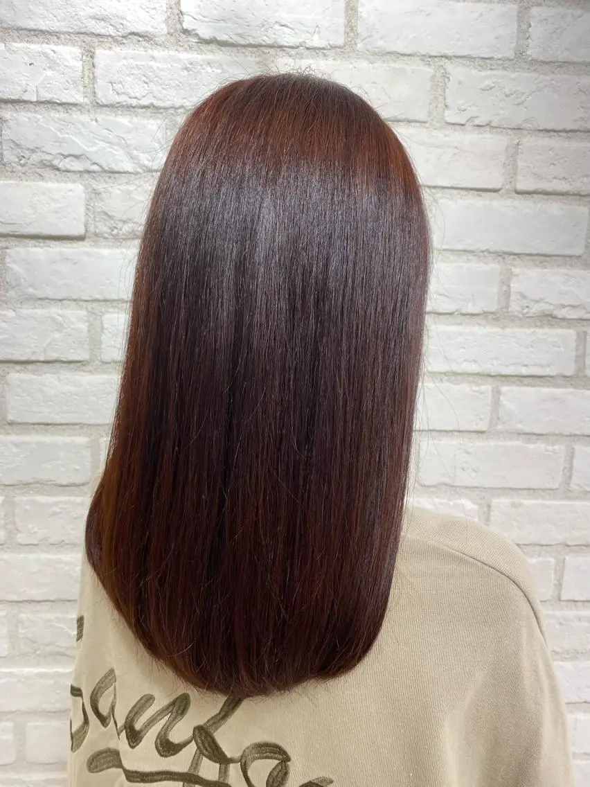 セミロング 加藤 陽萌のヘアスタイル