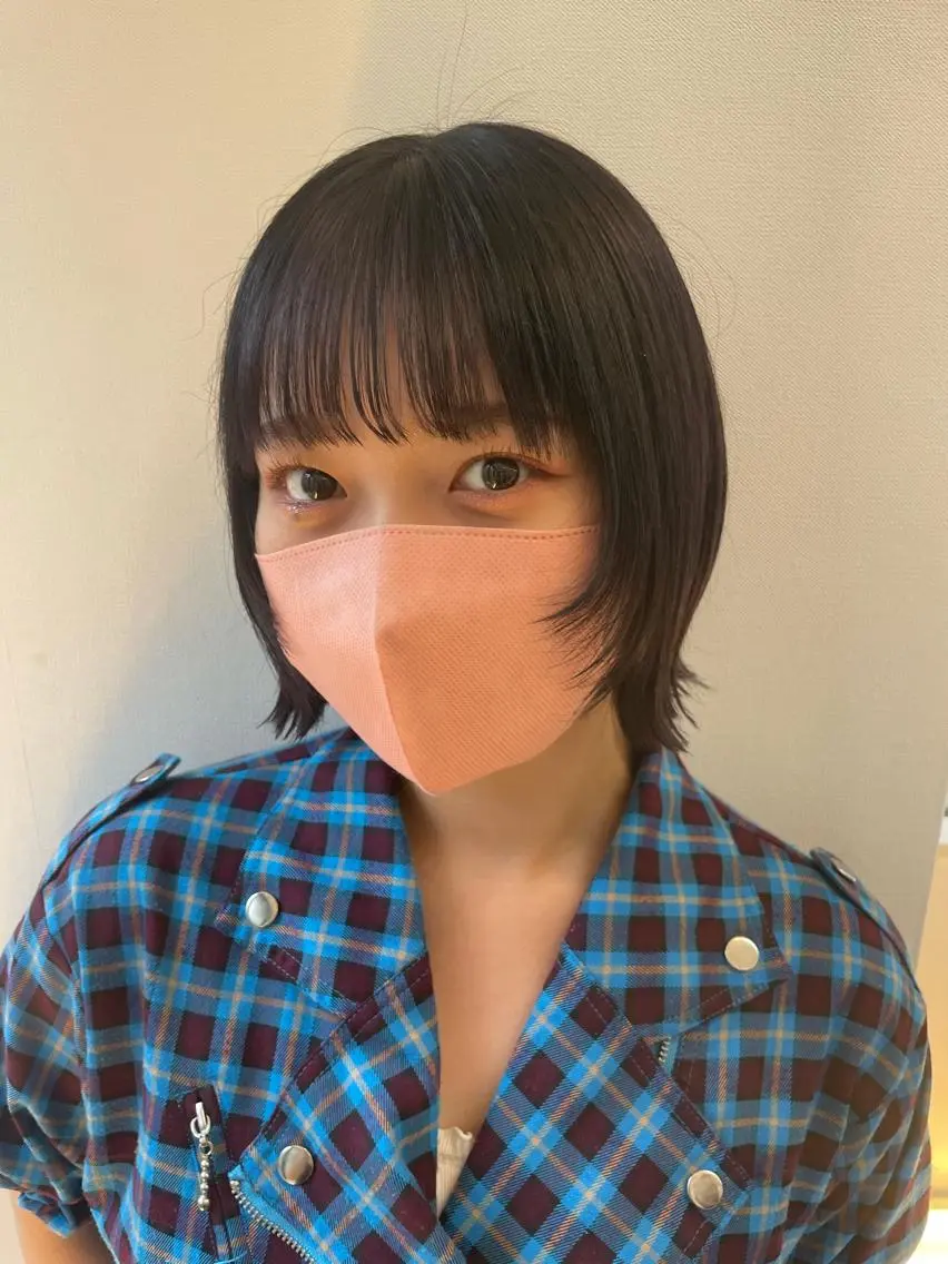 ショート カラー ヘアアレンジ 久我 彩音のヘアスタイル