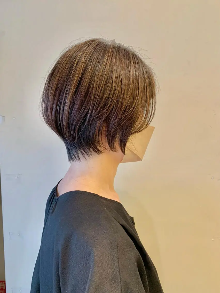 ショート カラー ショートボブ ボブ ショートヘア カット 髪質改善*韓国ヘア* レイヤー*IBUKIのヘアスタイル