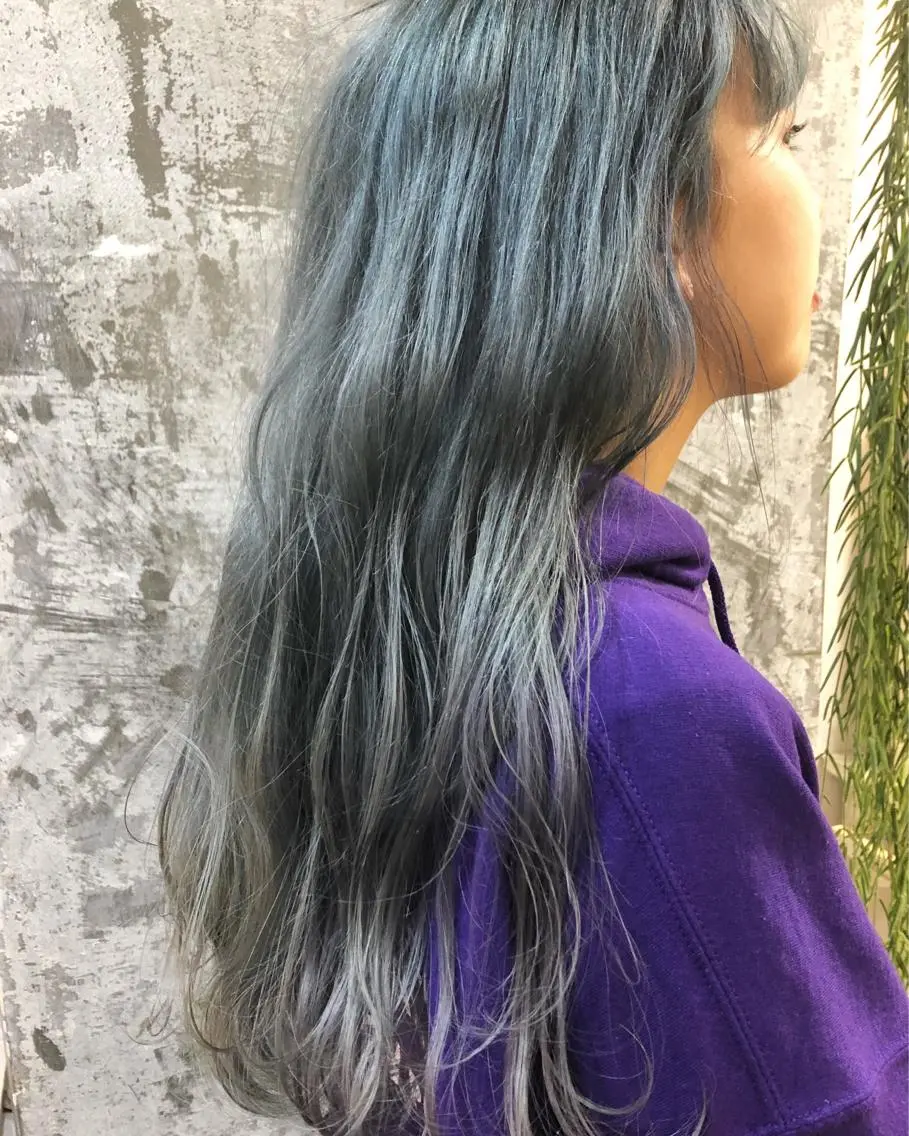 ロング カラー Pia ツボイ ケイタのヘアスタイル