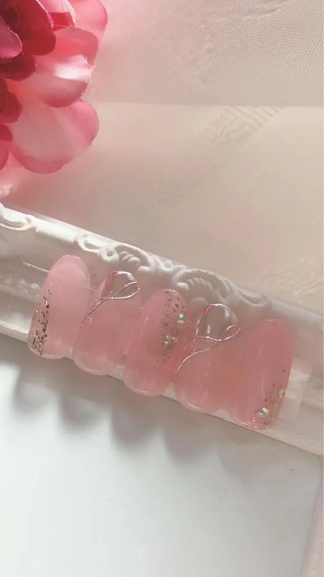 ネイル フットネイル グリーン オフィスネイル ワンカラーネイル Lily Roseスタッフ一同のマツエク・マツパデザイン