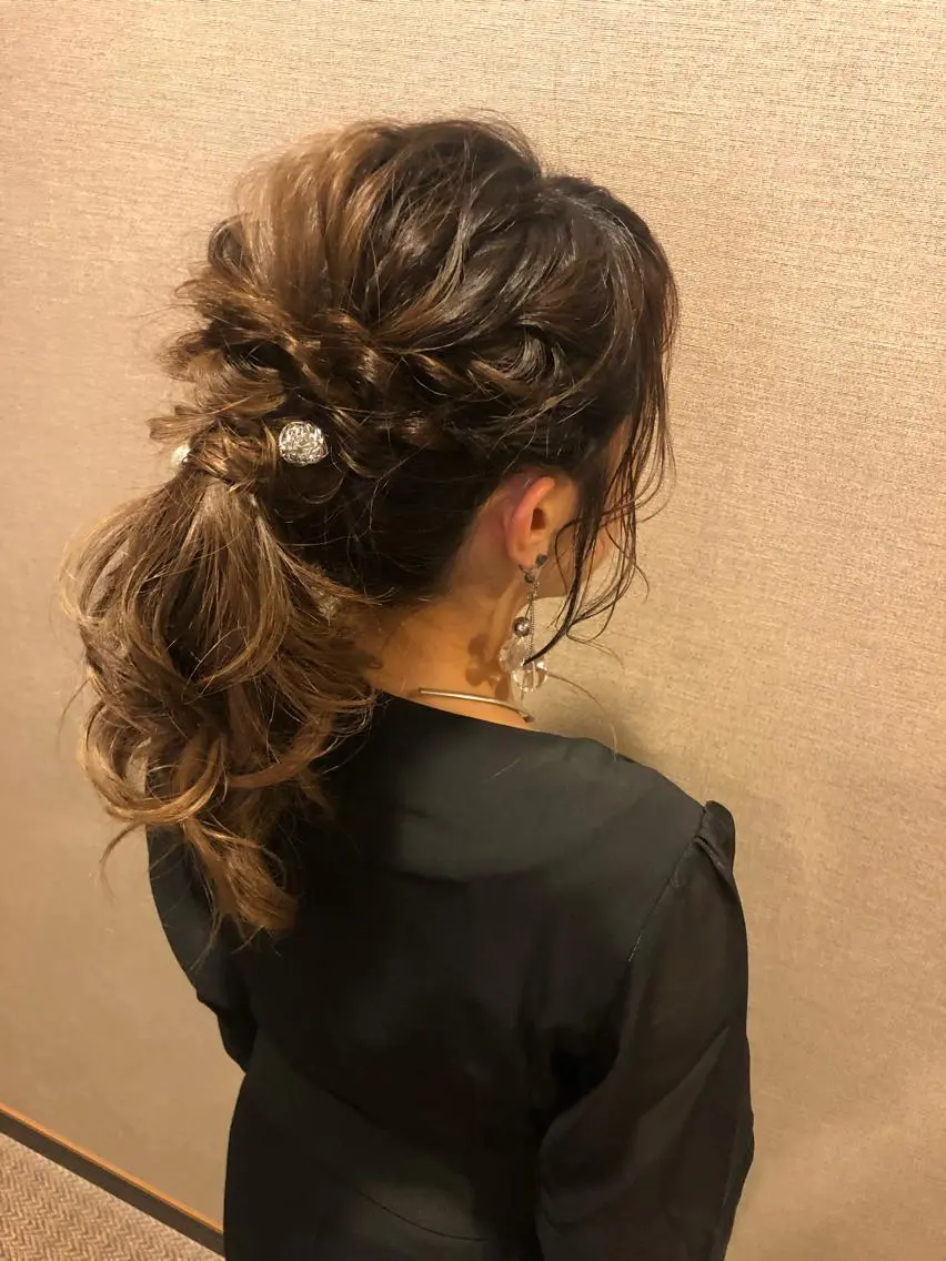 ヘアアレンジ ヘアセット 10/4〜産休菊池 栄里奈のヘアスタイル