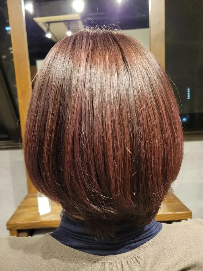 ショート ハイライト 山口 そらのヘアスタイル