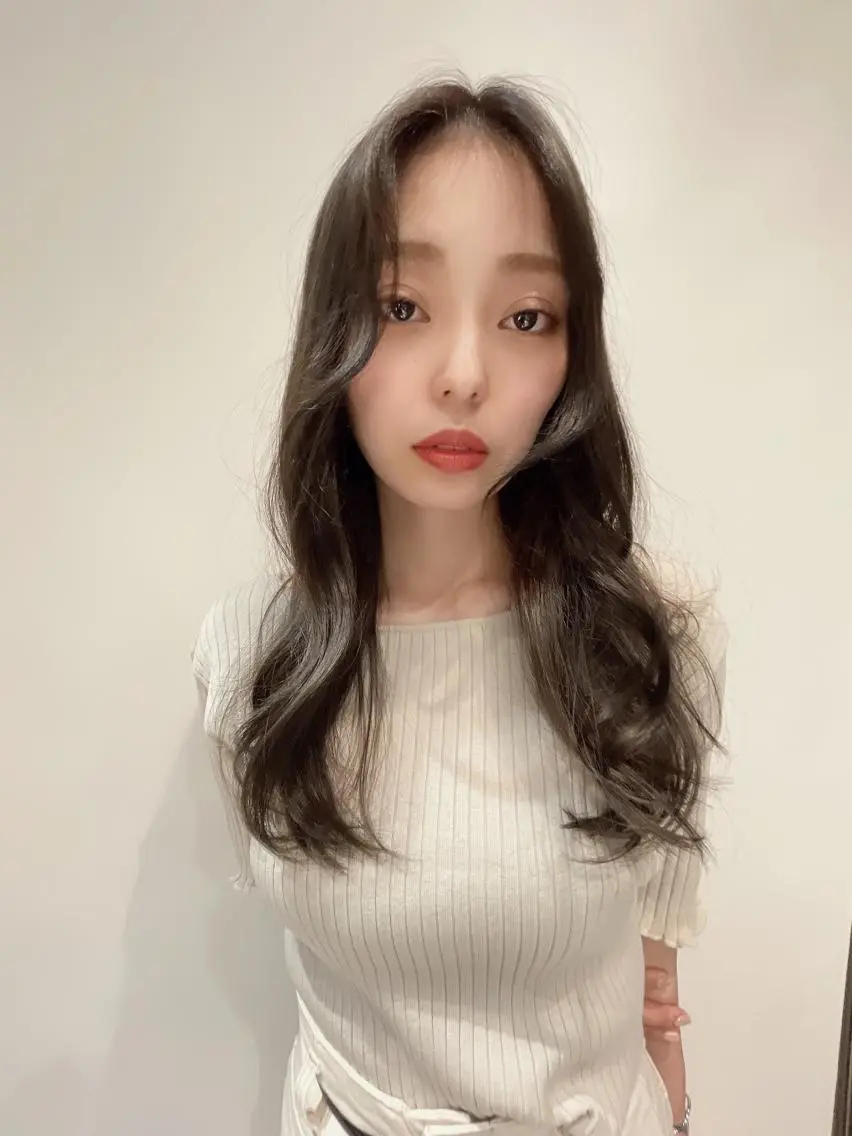 ロング カット ヘアカラー トリートメント ♡大人カワイイ hair♡徳井はやとのヘアスタイル