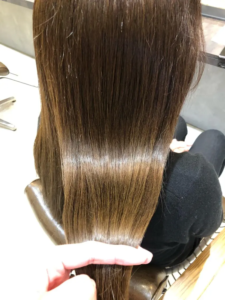 ミディアム 髪質改善 メンズパーマ・ 美髪縮毛矯正・坂田のヘアスタイル