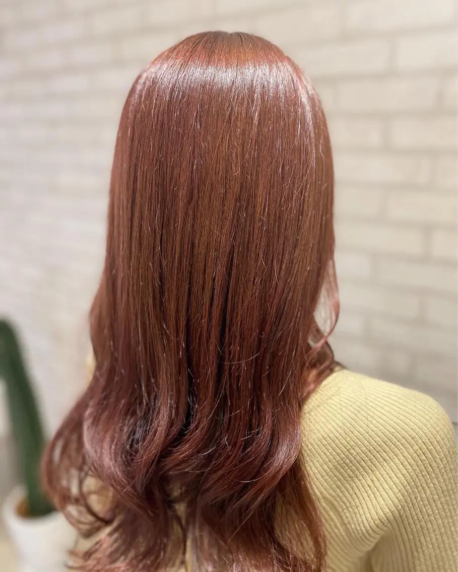 ロング ヘアカラー 田中 アキオのヘアスタイル