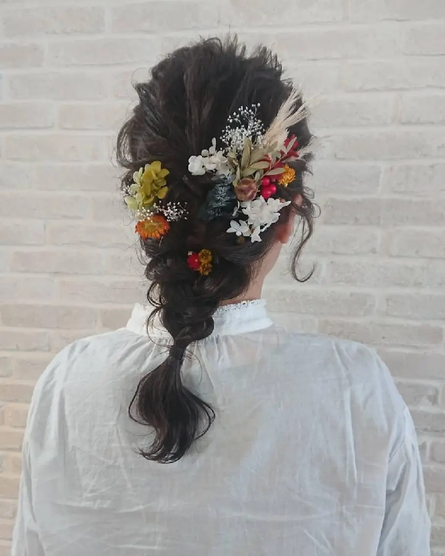 ヘアアレンジ セミロング カット トリートメント Topstylist ゆきこのヘアスタイル