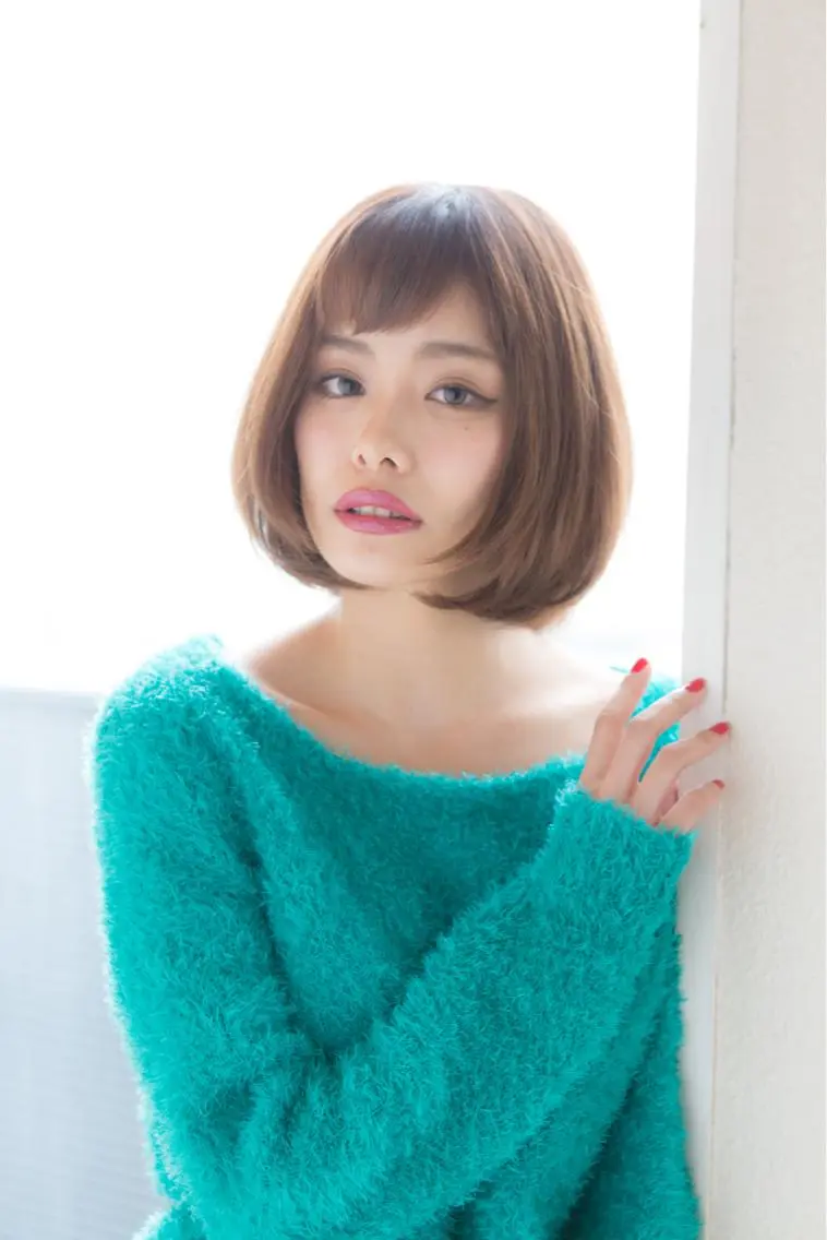 ショート ボブ くびれヘア エクステ ハイライト 髪質改善 エリアNo.1人気✨ ブリッツレボ☘️のヘアスタイル