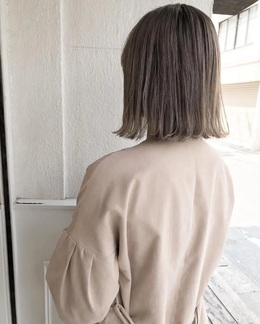 ショート ボブ ヘアカラー トリートメント Musiiik hairのヘアスタイル