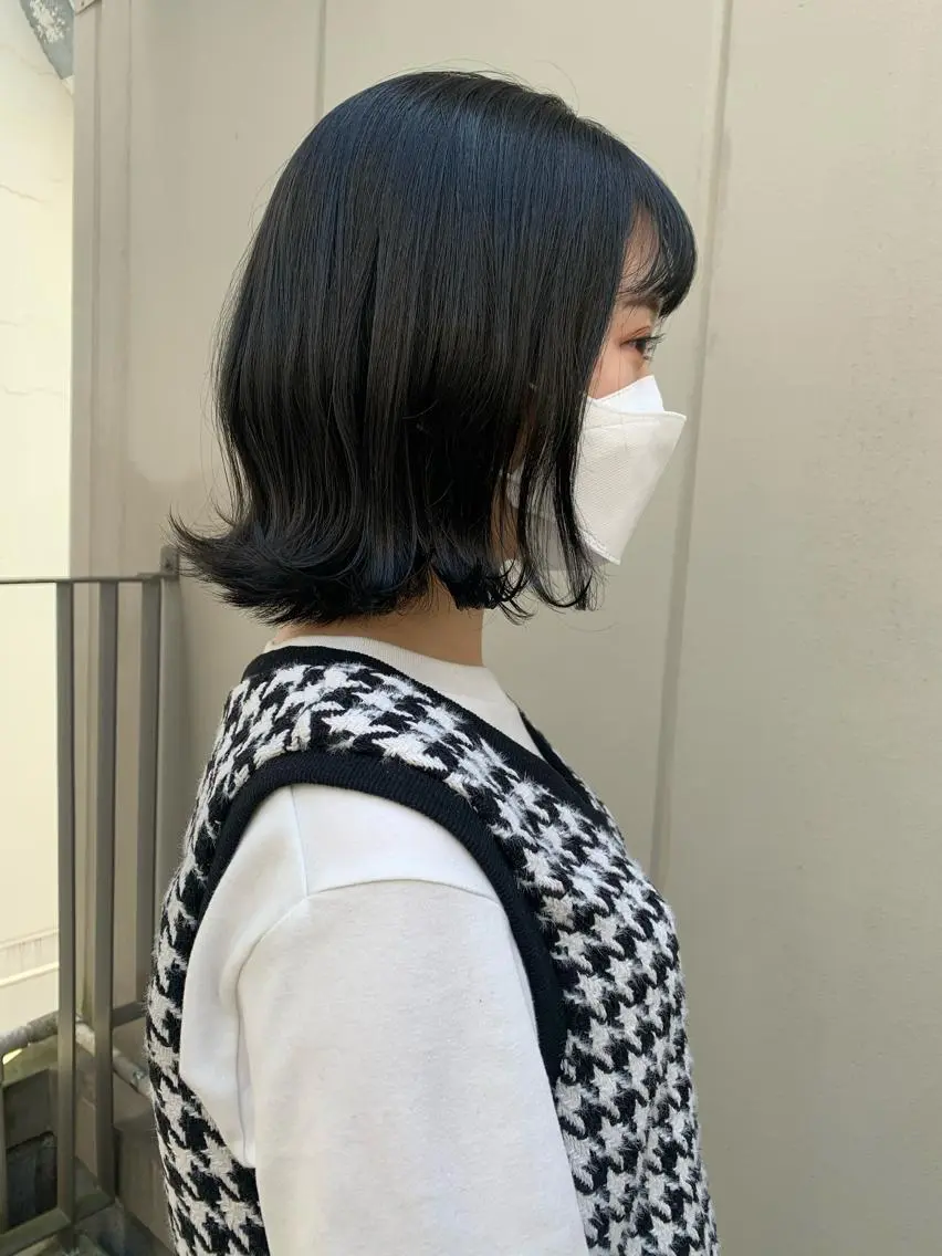 ショート カラー インナーカラー 髪質改善 レイヤーカット トリートメント 透明感/オリーブ/ グレージュ/YUKAのヘアスタイル