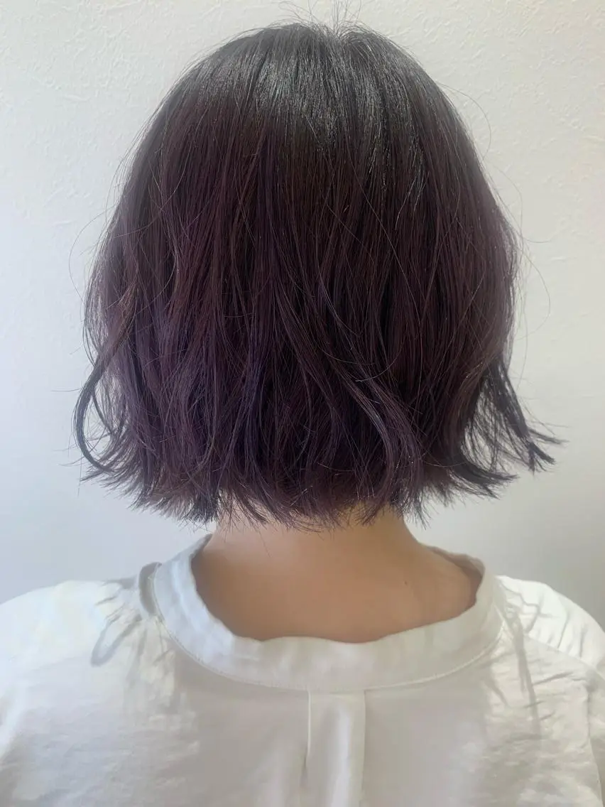 ショート カラー カット ヘアカラー トリートメント hubhair レイヤー/透明感のヘアスタイル