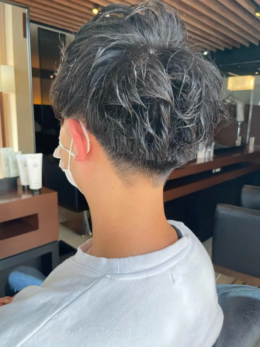 パーマ ショート・ボブ 中村俊哉のヘアスタイル