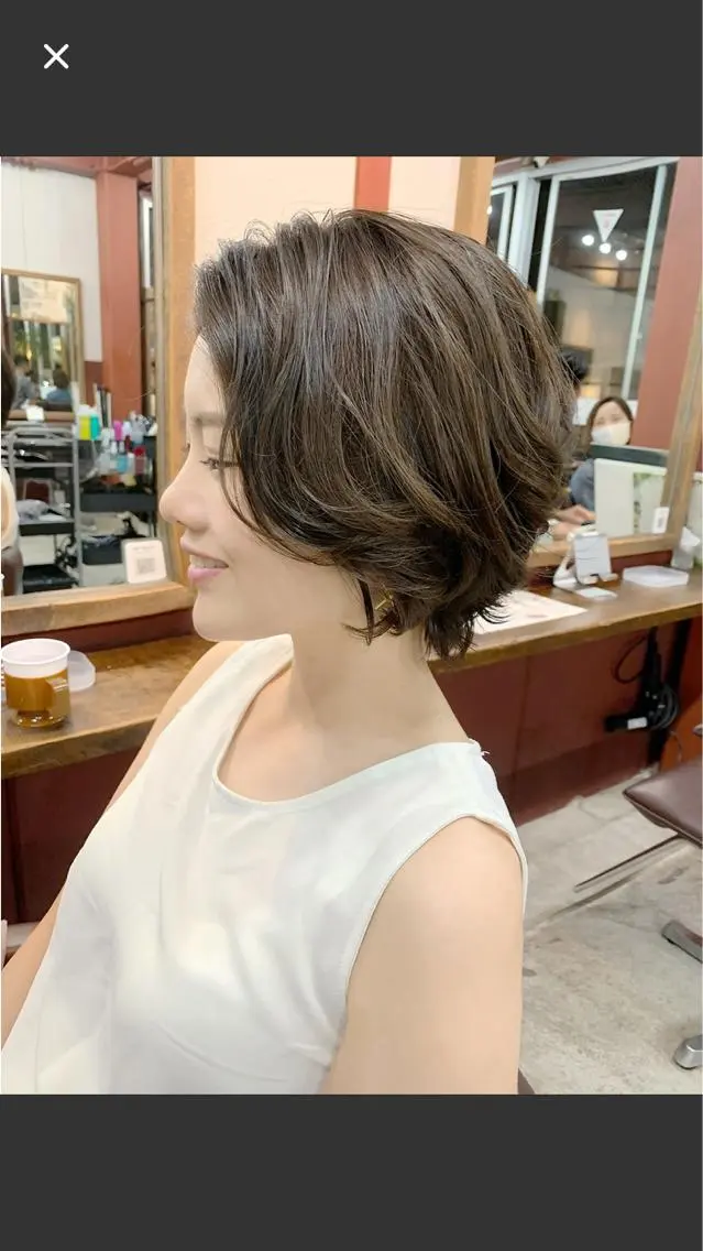 ショート 高梨 里穂のヘアスタイル