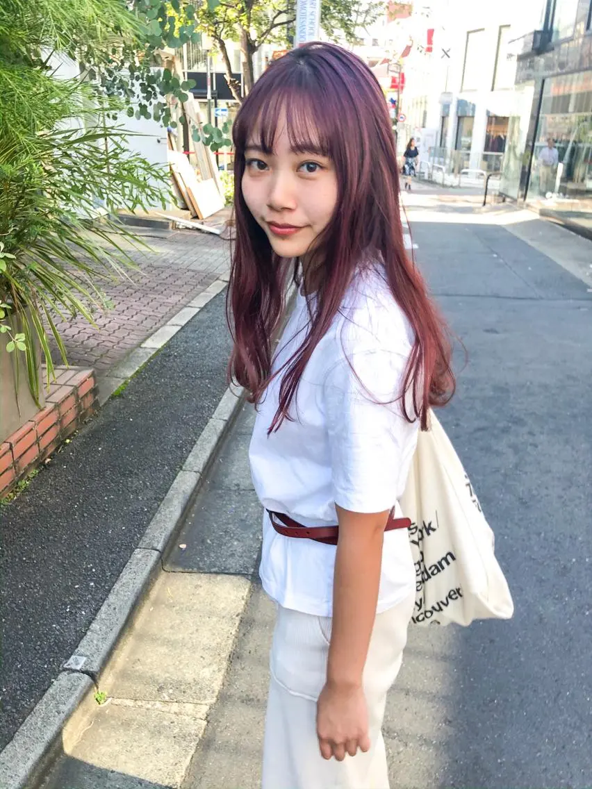 セミロング カラー ラベンダーカラー ラベンダーピンク ピンクカラー センスをお届けします 大谷将生infpのヘアスタイル