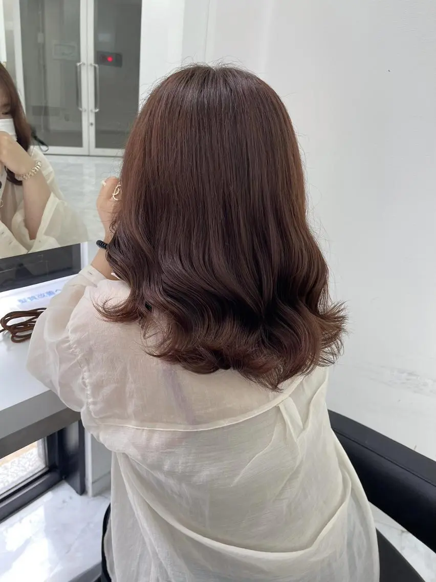 ミディアム カラー ヘアアレンジ 🪞【公式】表参道 🪞knot🪞のヘアスタイル