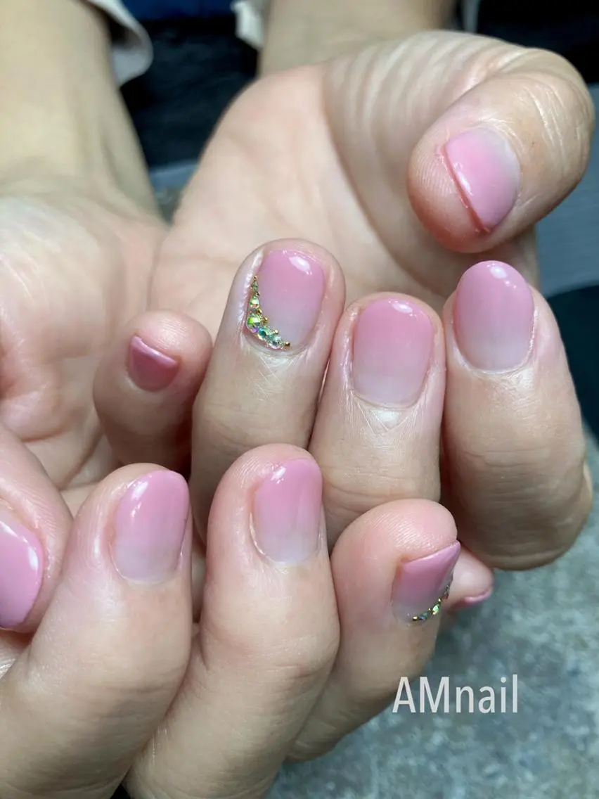 ネイル アートネイル 持ち込み シンプルネイル ハンドネイル Am:nail 柏 SUE（スゥ）のネイルデザイン