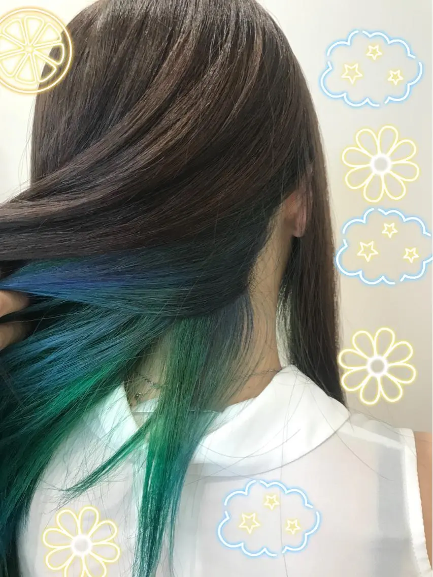 ミディアム カラー 新宿駅近♡個室 ♡関口三都季🌜のヘアスタイル