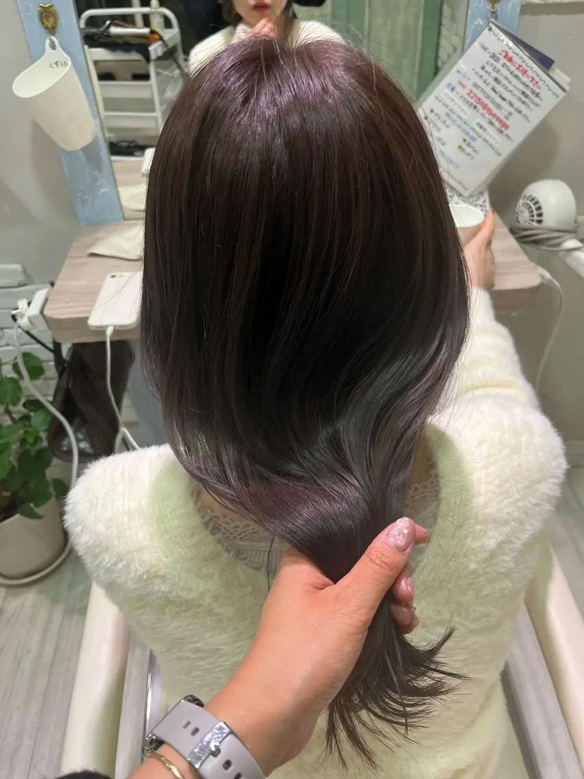 ロング トリートメント 坂口 愛のヘアスタイル