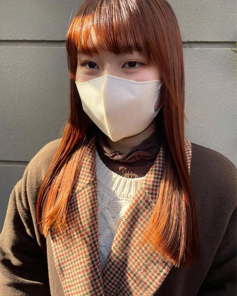 ロング カラー ヘアアレンジ カット ヘアカラー satsuki 暖色・ブラウンカラーのヘアスタイル