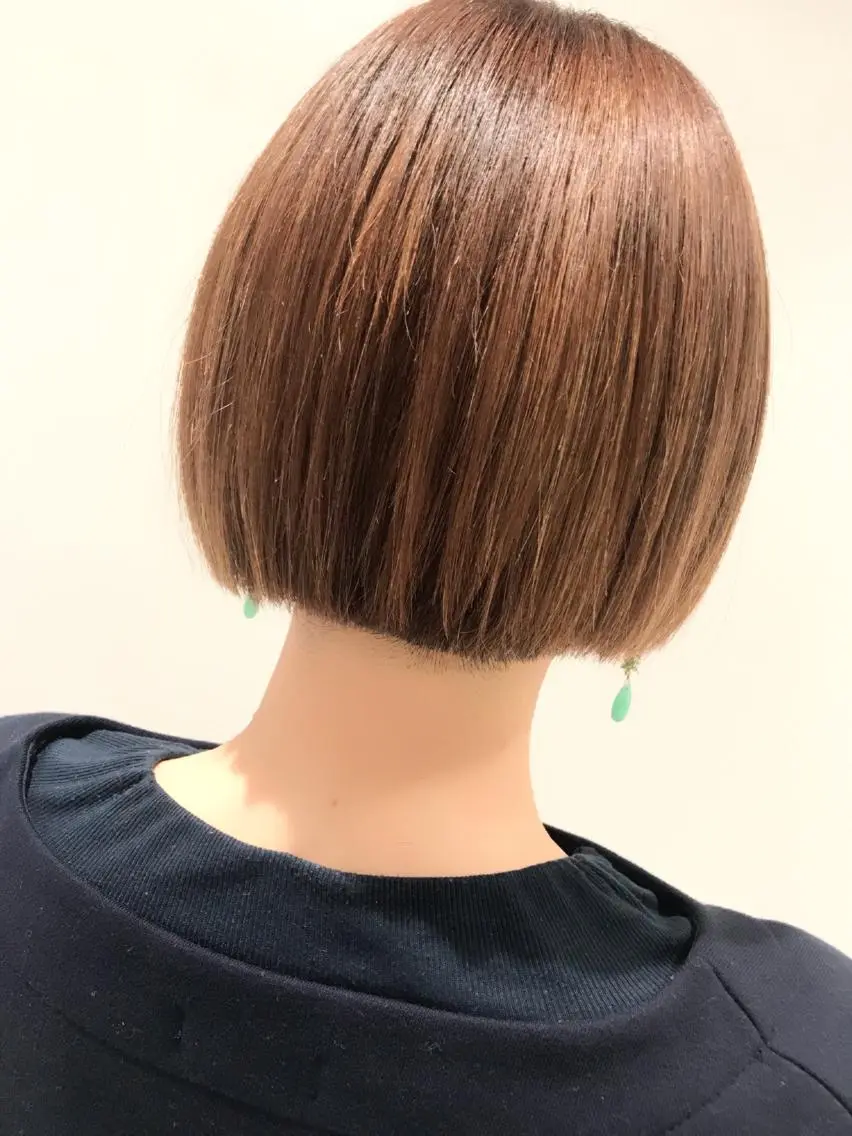 ショート パーマ 縮毛矯正 江崎 わか子のヘアスタイル