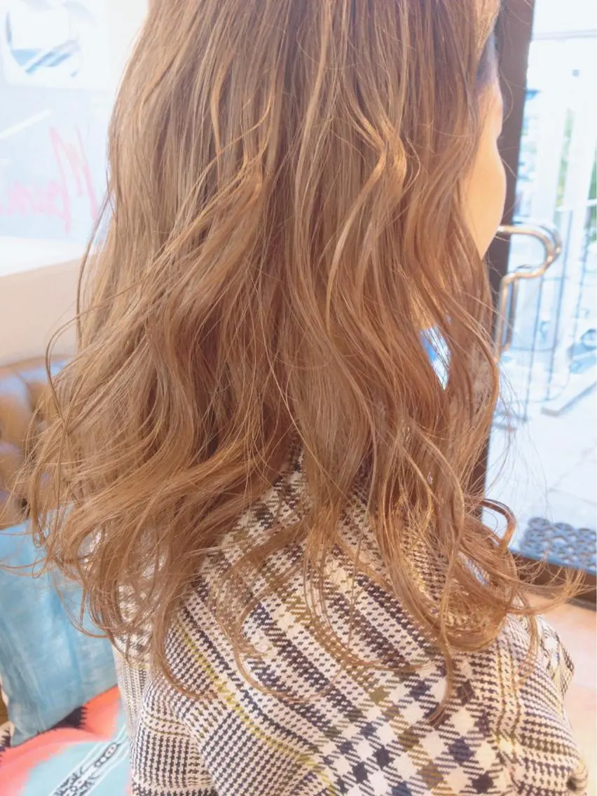 セミロング 🤎MAI🤎 《ベージュ系カラー》のヘアスタイル