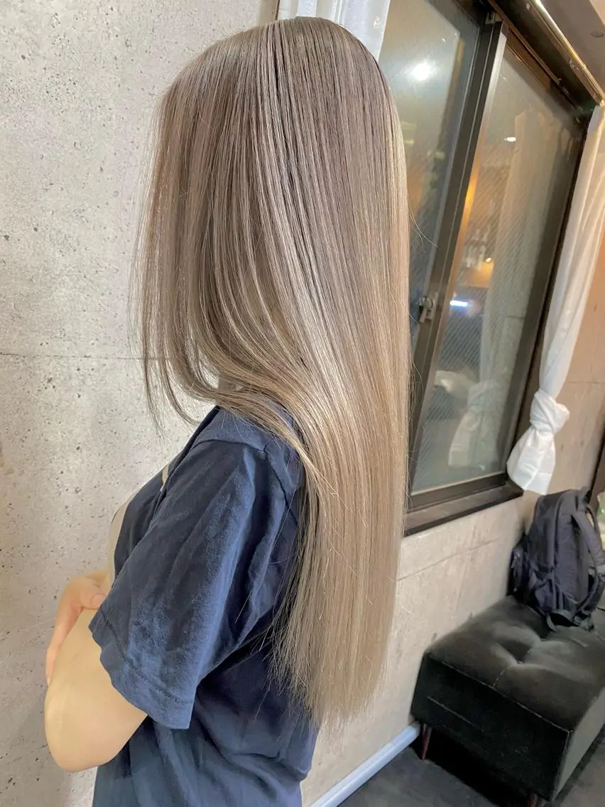 ロング カラー ヘアカラー トリートメント ⭕️ダメージレス特化 髪質改善🥇丸山憲人のヘアスタイル