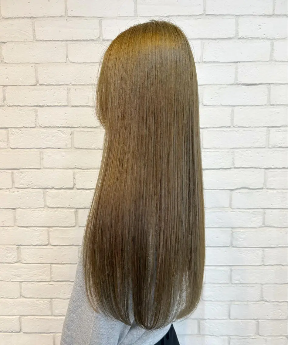 ロング ヘアカラー トリートメント カラーアンドケアリタ kitamuuuのヘアスタイル
