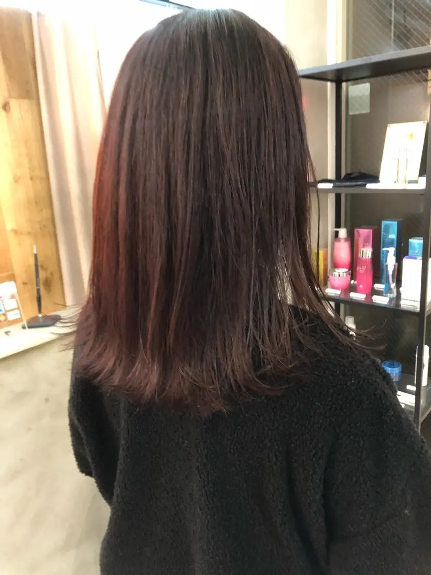 ミディアム カラー 🟩くすみカラー/ボ ブ/ショート/大司のヘアスタイル