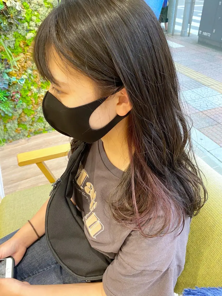 ロング カラー ヘアカラー ayaka #パーマ#アレンジのヘアスタイル