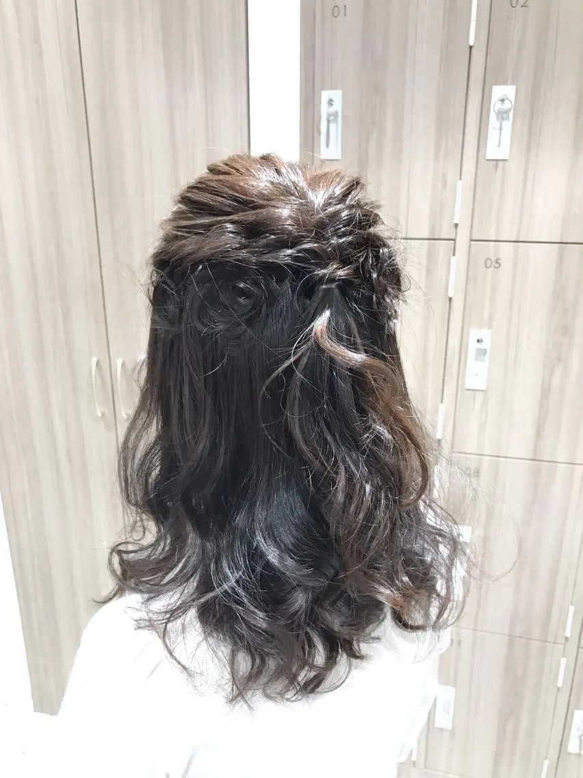 セミロング ヘアセット/メンズ パーマChihoのヘアスタイル