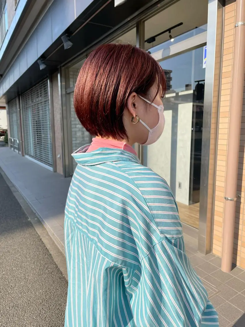ショート カラー Basis 田口豪司のヘアスタイル