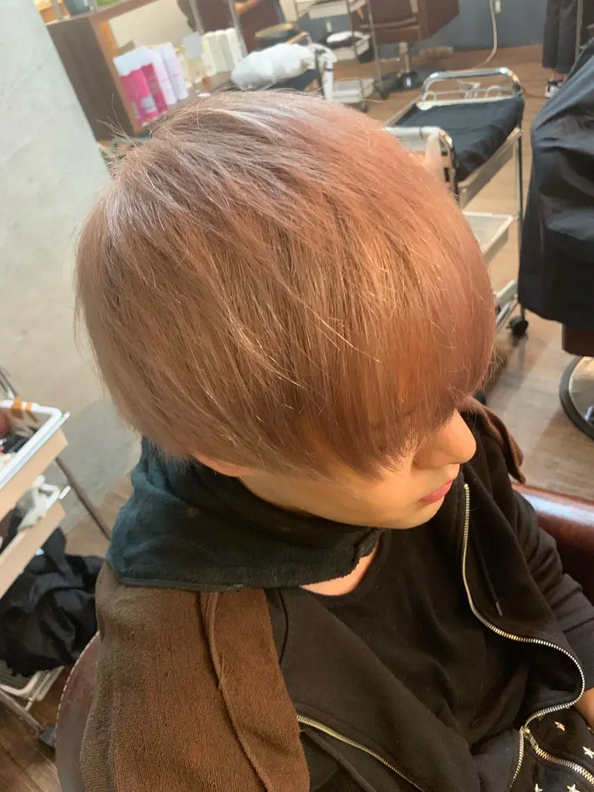 セミロング カット ヘアカラー トリートメント ヘアセット ✨上村 潤平✨メンズヘア✨のヘアスタイル