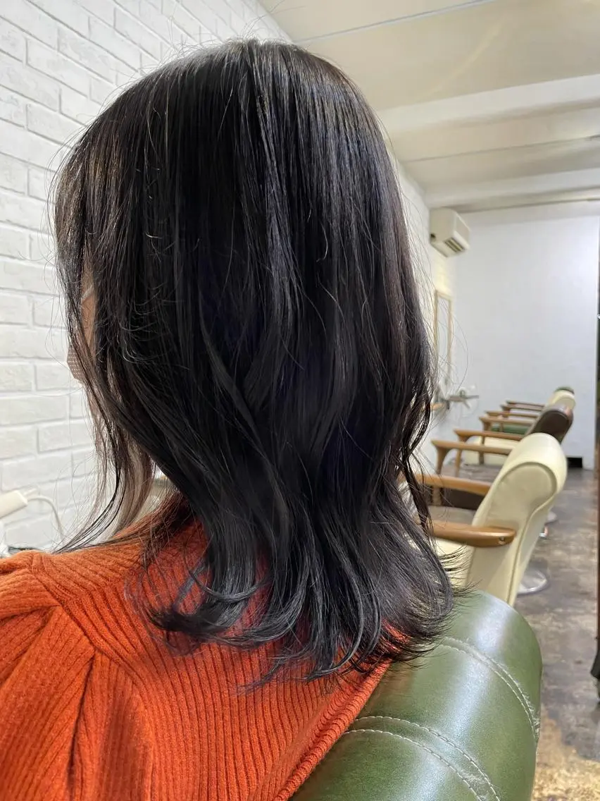 ミディアム カラー ✨透明感カラー🌱 上村 舜のヘアスタイル