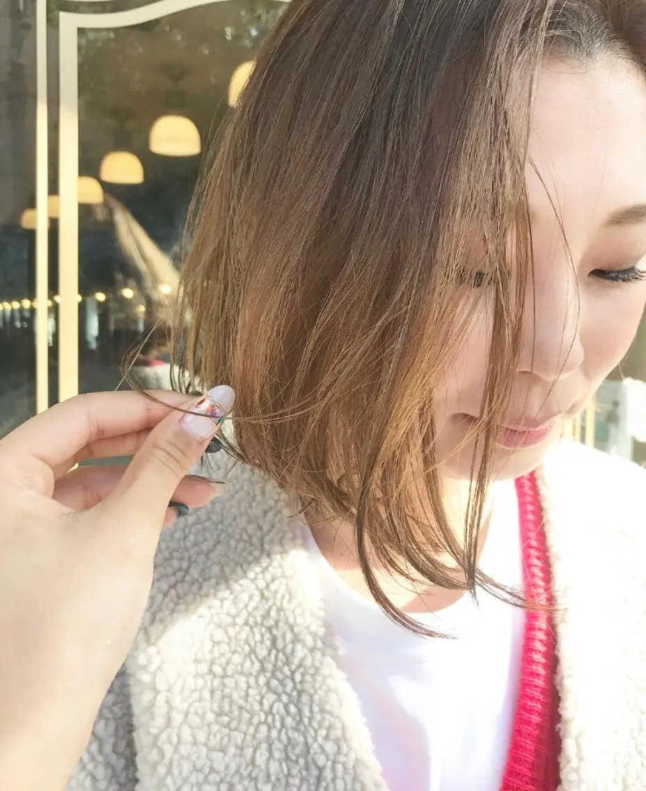 ショート カラー ヘアアレンジ マツエク・マツパ ボブ カット ヘアカラー トリートメント Kawaguchi Arisaのヘアスタイル