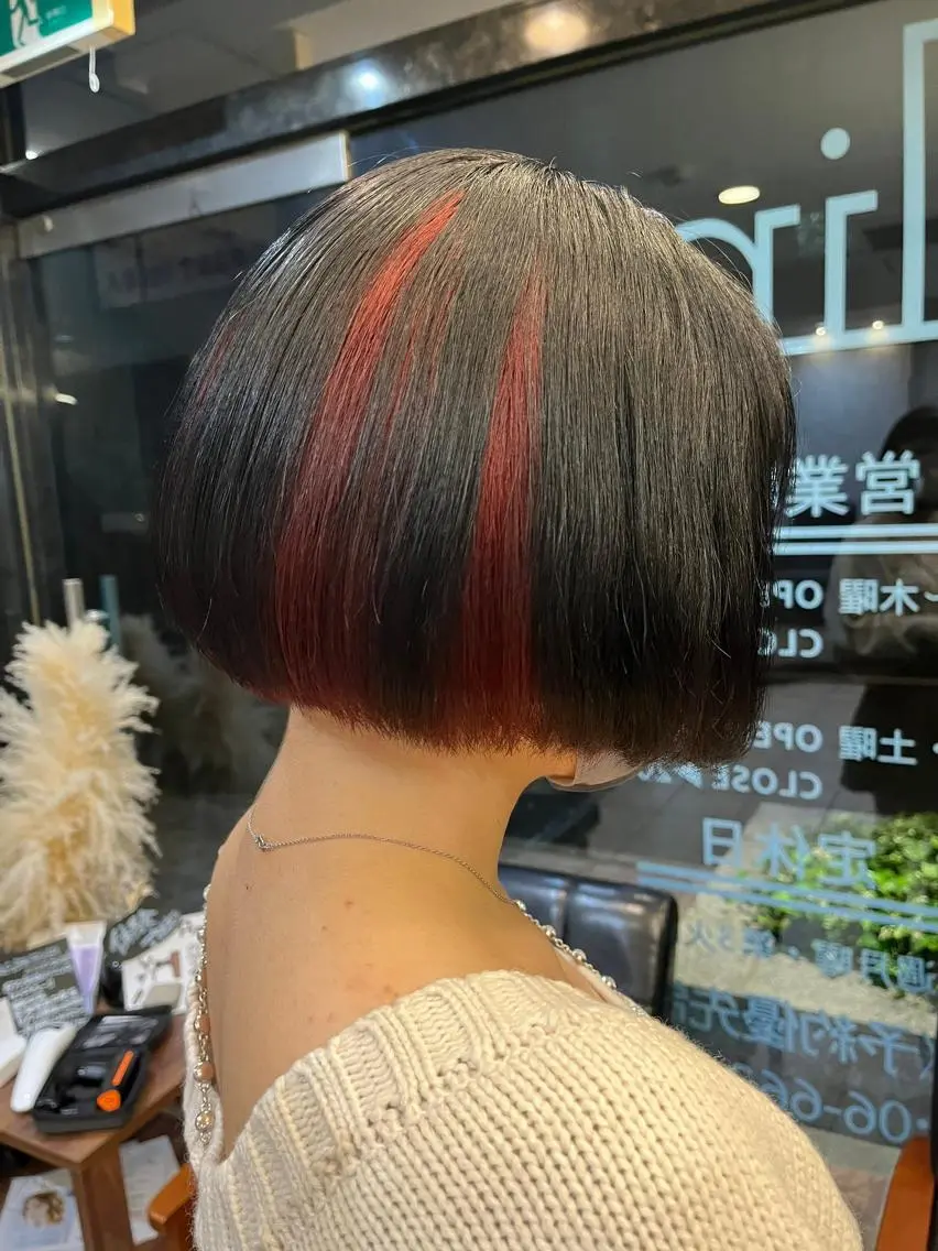 ショート 外国人風カラー ハイライト 髪質改善 似合わせカット トリートメント ヘアカラー トリートメント BUCKS【天王寺】 バックス【駅30秒】のヘアスタイル
