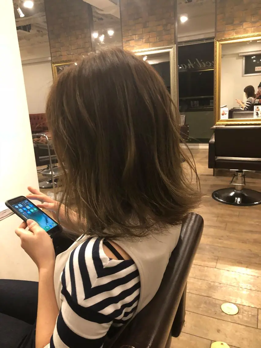 ショート カラー グレージュ 美髪・艶髪特化美容師 RYOJIのヘアスタイル