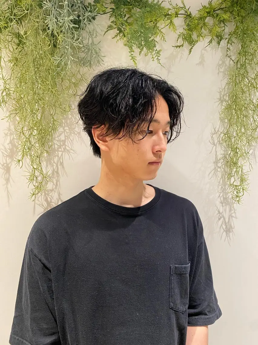 ミディアム レディースモデル カット/中川翔太のヘアスタイル