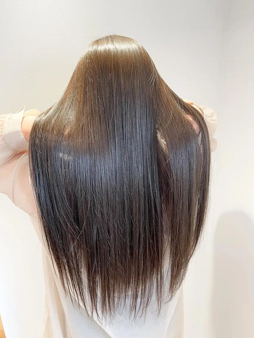 セミロング 髪質改善 スパニスト 生駒(いこま)のヘアスタイル