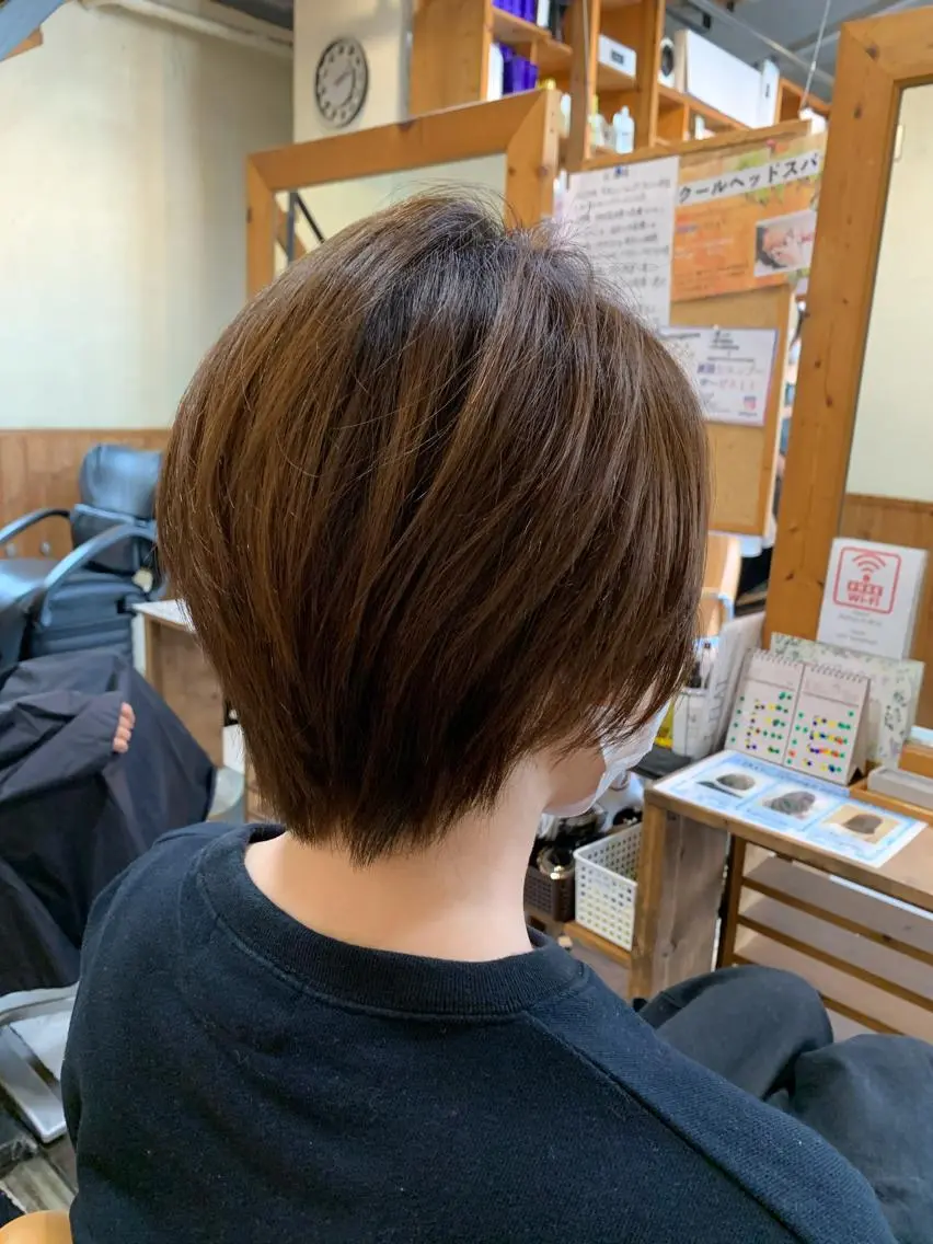 ショート ハンサムショート ショートヘア YAJI MAのヘアスタイル