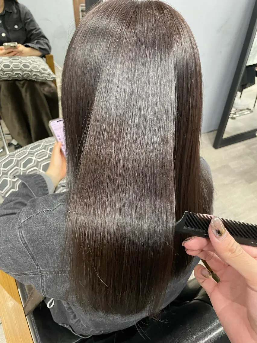 ロング カラー トリートメント パーマモデル募集中 ✨Ukyoのヘアスタイル